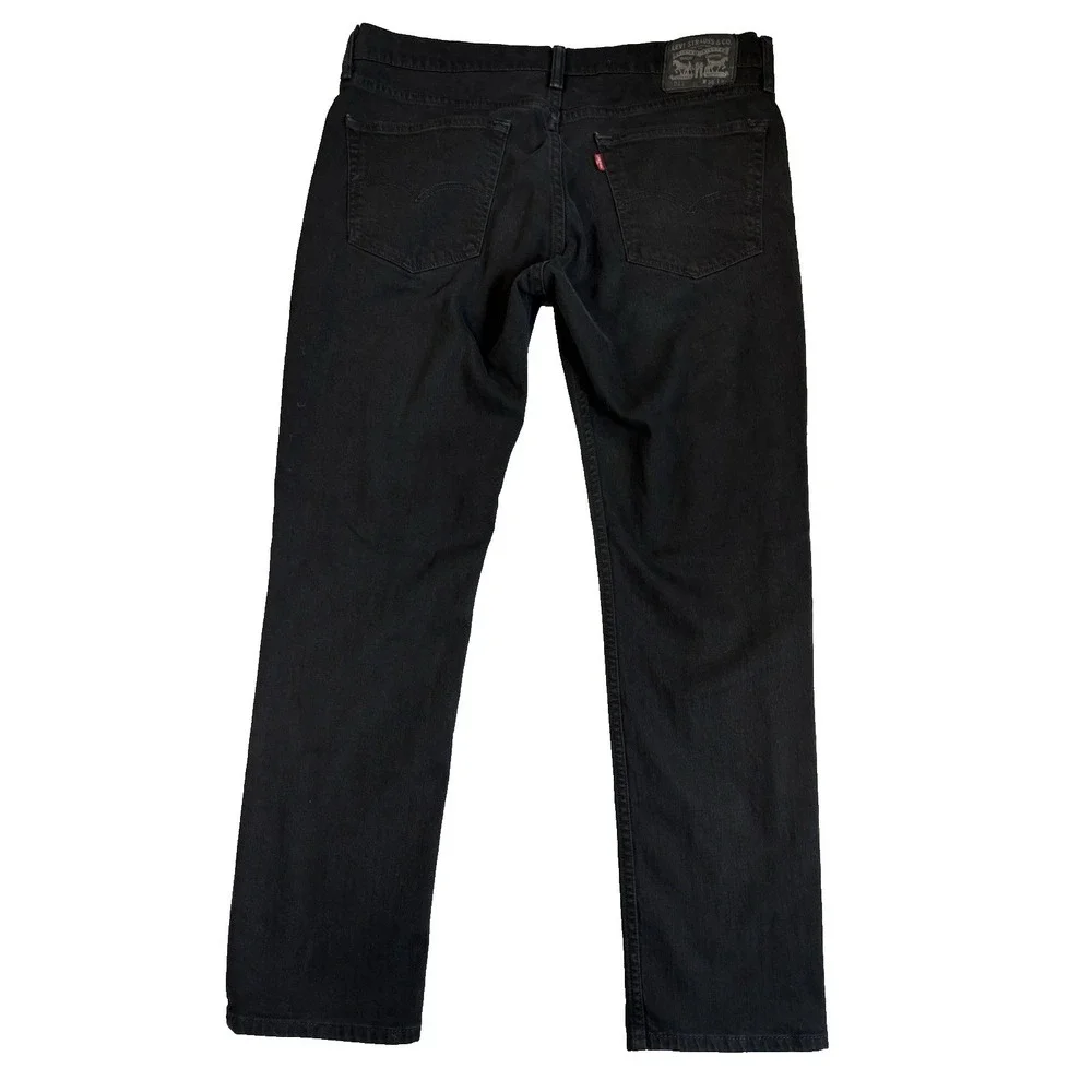 Levi's 511 Men's 36X30 Sexy Slim‎ Fit Black Straight Leg Jeans Workwear Everyday